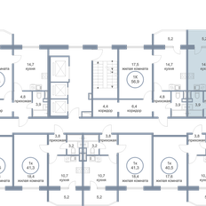 Квартира 76,1 м², 3-комнатная - изображение 2