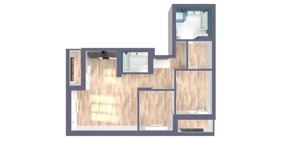 75,3 м², 3-комнатная квартира 15 283 870 ₽ - изображение 70