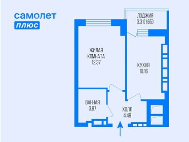 30 м², 1-комнатная квартира 2 690 000 ₽ - изображение 26