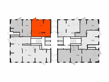 55,9 м², помещение свободного назначения 14 952 000 ₽ - изображение 78