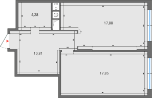 50,6 м², 2-комнатная квартира 5 070 000 ₽ - изображение 27