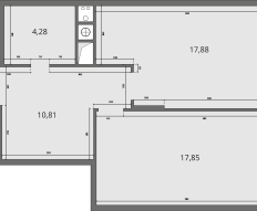 Квартира 50,8 м², 2-комнатная - изображение 4