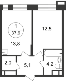 37,5 м², 1-комнатная квартира 9 390 000 ₽ - изображение 43