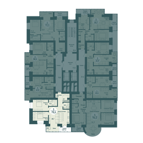 78,6 м², 3-комнатная квартира 19 257 000 ₽ - изображение 17