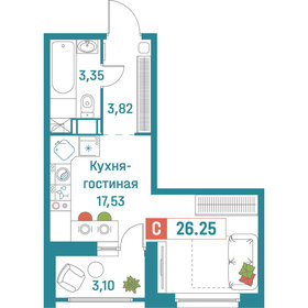 25,5 м², квартира-студия 4 899 000 ₽ - изображение 52