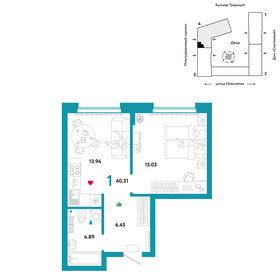 37,6 м², 1-комнатная квартира 5 950 000 ₽ - изображение 26