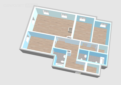 Квартира 134,4 м², 4-комнатная - изображение 3