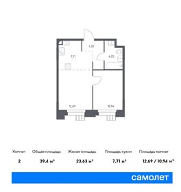 38,4 м², 1-комнатные апартаменты 10 644 031 ₽ - изображение 15