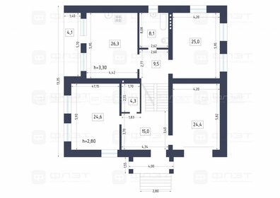 23,8 м², 1-комнатная квартира 2 260 050 ₽ - изображение 36