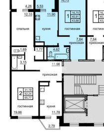 Квартира 69,3 м², 2-комнатная - изображение 1