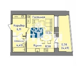 37,7 м², квартира-студия 3 850 000 ₽ - изображение 45