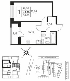 34,9 м², квартира-студия 10 563 518 ₽ - изображение 10