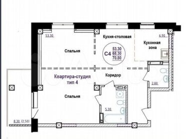 73,7 м², 4-комнатная квартира 11 700 000 ₽ - изображение 22