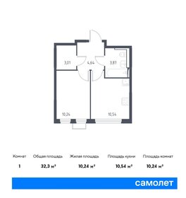 31 м², 1-комнатная квартира 8 100 000 ₽ - изображение 57