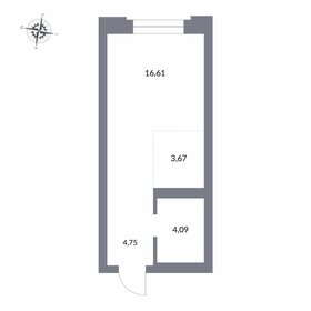 28,4 м², квартира-студия 6 200 000 ₽ - изображение 71