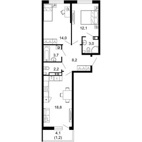 63 м², 2-комнатная квартира 23 200 000 ₽ - изображение 120