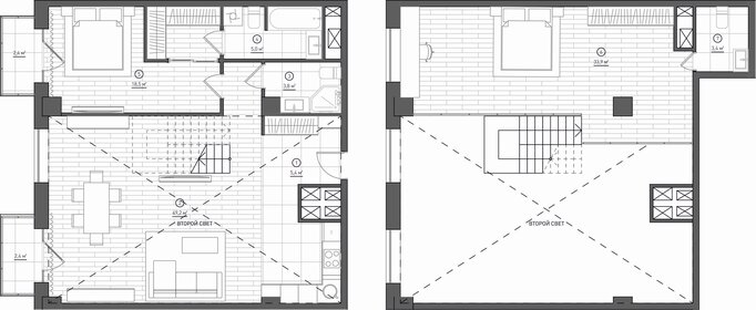 32,1 м², апартаменты-студия 17 500 000 ₽ - изображение 130