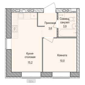 29,9 м², 1-комнатная квартира 1 650 000 ₽ - изображение 32