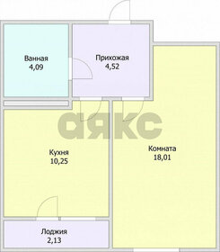 39,5 м², 1-комнатная квартира 5 500 000 ₽ - изображение 36