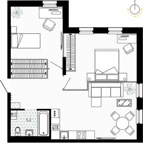 Квартира 69,7 м², 3-комнатная - изображение 1