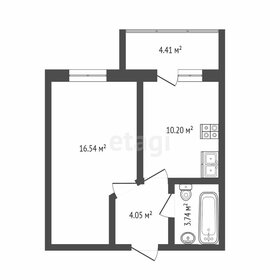 Квартира 34,6 м², 1-комнатная - изображение 1