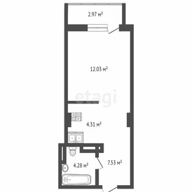 Квартира 29,3 м², студия - изображение 1