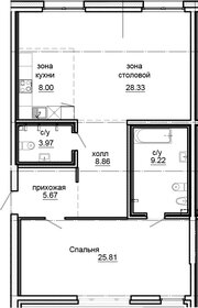 95,3 м², 1-комнатная квартира 119 125 000 ₽ - изображение 80