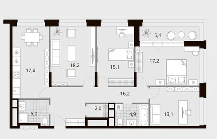 96,6 м², 4-комнатная квартира 35 247 000 ₽ - изображение 13