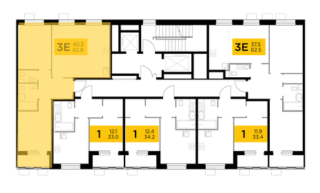 59,9 м², 3-комнатная квартира 9 098 495 ₽ - изображение 24