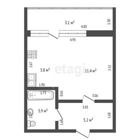 35,5 м², 1-комнатная квартира 3 700 000 ₽ - изображение 29