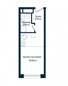 24 м², апартаменты-студия 5 600 000 ₽ - изображение 97