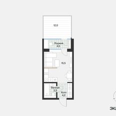 Квартира 25,2 м², студия - изображение 5