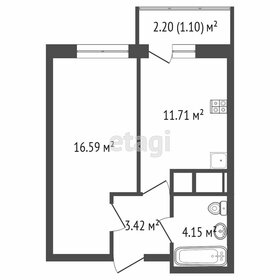 31,5 м², 1-комнатная квартира 4 300 000 ₽ - изображение 42