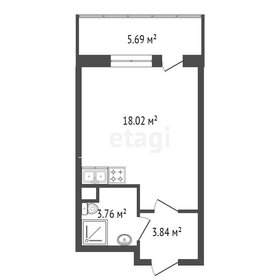 Квартира 27,3 м², студия - изображение 2