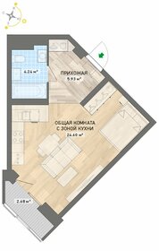 32,4 м², квартира-студия 4 625 000 ₽ - изображение 39