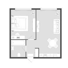 Квартира 50 м², 2-комнатные - изображение 3