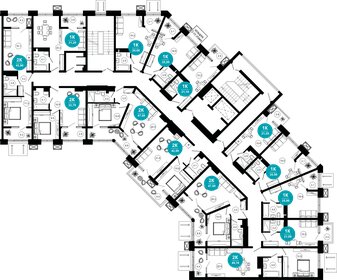 49,3 м², 2-комнатные апартаменты 26 000 000 ₽ - изображение 48
