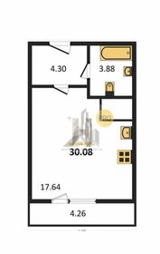 Квартира 30 м², студия - изображение 1