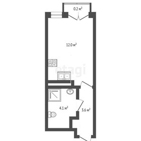 22,3 м², квартира-студия 4 180 000 ₽ - изображение 96