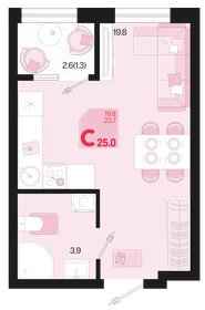 79,7 м², 3-комнатная квартира 8 598 200 ₽ - изображение 17