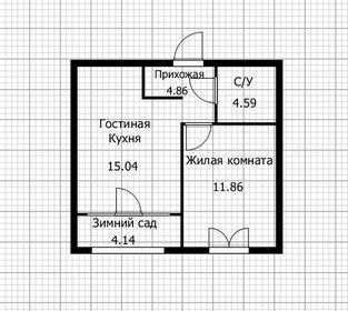 Квартира 40,5 м², 1-комнатная - изображение 2