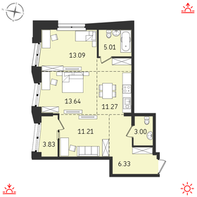 81 м², 3-комнатная квартира 9 150 000 ₽ - изображение 34