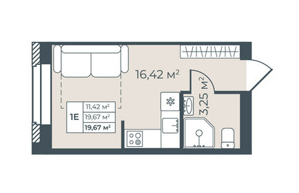 35,9 м², 2-комнатная квартира 5 554 911 ₽ - изображение 32