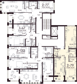 70,7 м², 2-комнатная квартира 30 593 000 ₽ - изображение 87