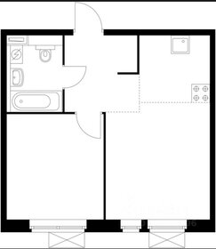 Квартира 39 м², 2-комнатная - изображение 1