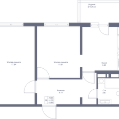 Квартира 52,9 м², 2-комнатная - изображение 3