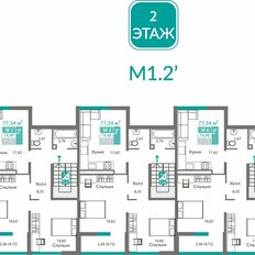 Квартира 81,5 м², 3-комнатная - изображение 2