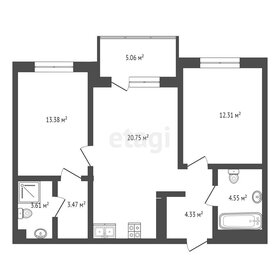 Квартира 67,4 м², 2-комнатная - изображение 1