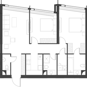 73 м², 2-комнатные апартаменты 69 900 000 ₽ - изображение 86