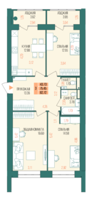 74,3 м², 3-комнатная квартира 5 000 000 ₽ - изображение 80